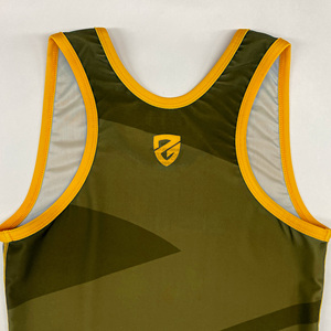 High Quality Men's Powerlifting Wrestling <b>Singlets</b> Cheap <b>Weightlifting</b> Suit <b>Singlet</b> for Adults Martial Arts Wear - Product Image 4