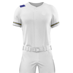 Uniformes de Béisbol Personalizados OEM de Poliéster/Nailon Transpirable para Hombre, Ropa de Entrenamiento de Secado Rápido y Protección UV, al Por Mayor al Mejor Precio - Product Image 5