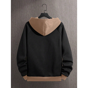 <span class=keywords><strong>Felpa</strong></span> Rossa con Cappuccio da Uomo con Stampa <span class=keywords><strong>Los</strong></span> <span class=keywords><strong>Angeles</strong></span>, Abbigliamento Casual Autunnale, Vestibilità Regolare, in Cotone Lavorato a Maglia, Manica Lunga, Logo Frontale - Product Image 4