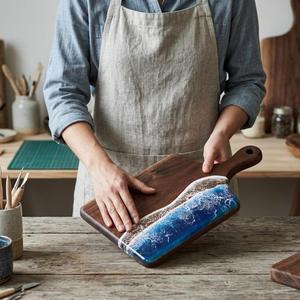 Tabla de Cortar de Madera y Resina al por Mayor, Tabla de Cortar de Cocina Hecha a Mano con Resina Epoxi para el Hogar, Restaurantes y Servicios de Catering - Product Image 6