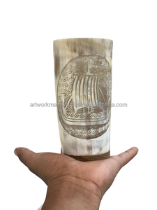 Cuerno de búfalo auténtico tallado a mano y elaborado por artesanos indios expertos, cuerno de buey auténtico con acabado natural pulido de primera calidad, lo último en el mercado. - Product Image 4