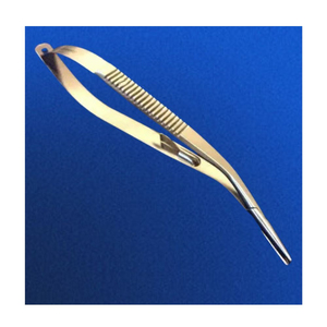 Porte-aiguille de micro-chirurgie Castroviejo O R de haute qualité, 5,5 pouces, à pointe angulaire, manuel, en acier inoxydable, instrument médical - Product Image 5