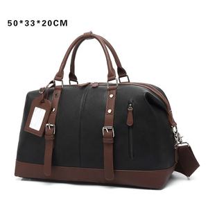 Sac de sport de haute qualité, sac de voyage personnalisé en cuir PU avec compartiment à chaussures, grande capacité, idéal pour la gym et les week-ends, pour la fabrication industrielle - Product Image 4