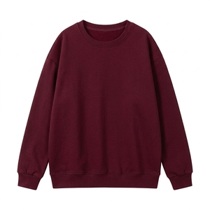 Sweat-shirt à col rond personnalisé pour homme, 100% polyester, imprimé numériquement, brodé, coupe classique, épaules tombantes, automne - Product Image 3