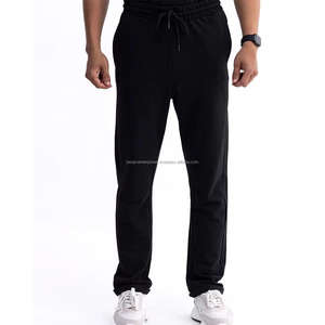 Alta calidad 500 Gsm sudaderas fabricante personalizado peso pesado de gran tamaño francés Terry 100% algodón pantalones de chándal de pierna ancha hombres - Product Image 6