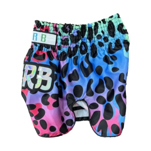 กางเกงมวยไทยย้อนยุคแบบยูนิเซ็กซ์ ทรงคลาสสิกแบบไทย ชุดออกกำลังกาย MMA ปักลายด้านหน้า ปรับแต่งได้ด้วยเทคนิค Sublimation สำหรับศิลปะการต่อสู้ - Product Image 5