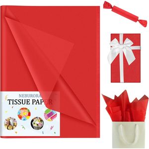 Sacchetti Regalo in Carta Velina Rossa Natalizia, 60 Fogli, 14 X 20 Pollici, Carta da Regalo per Confezioni e Imballaggi - Product Image 3