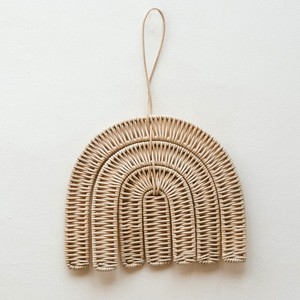 Best Selling <b>Wall</b>-mounted Sticker Rattan Half Crescent Moon <b>Wicker</b> <b>Wall</b> Nursery Kid's Room Decoration - Product Image 4