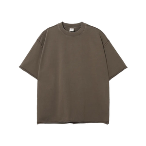 เสื้อยืดโอเวอร์ไซส์วินเทจแบบยูนิเซ็กซ์ 220 กรัม คอกลม ทรงหลวม สตรีทแวร์ พิมพ์ลายกราฟิก ความยาวครอป ผ้าฝ้ายออร์แกนิค 100% - Product Image 2