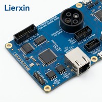 Chargeur Bidirectionnel V2G Lierxin en Cuivre Robuste pour Véhicules Électriques, Contrôle Principal 4 Couches FR-4 Haute Température, Charge Rapide DC 30kW-120kW, Décharge ENIG