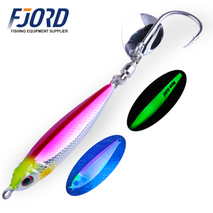 Nouvelle arrivée FJORD, leurre en métal UV Stock Jig pour la pêche en eau douce, 40g 60g pour le thon et le saumon en rivière - Product Image 4