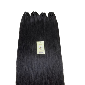 Cabello crudo sin procesar Paquetes de cabello de alta calidad Extensiones de trama Grado 12A Cabello humano liso natural negro Vietnam - Product Image 1