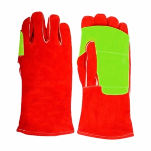 Gants de sécurité robustes en cuir de vachette pleine fleur pour la protection des mains contre le feu, la construction et la soudure, équipement de renforcement - Product Image 5