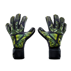 2026 High Quality Professional <b>Latex</b> Material Football Goalkeeper Gloves Breathable Waterproof Outdoor Full Finger Hook Loop - Product Image 1
