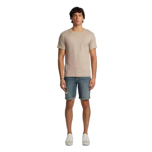 Men's Solid Color Ripped Canvas Bermuda <b>Shorts</b> Mid Waist Drawstring Closure Casual Eco-Friendly Windproof Quick Dry - Product Image 1