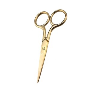 Tijeras de pedicura para manicura chapadas en oro de acero inoxidable de alta calidad, diseño Vintage, herramienta para el cuidado de las uñas Oem - Product Image 6