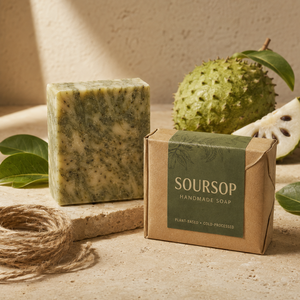 Savon Solide Personnalisé au Corossol – Soin Naturel pour le Bain – Formule Enrichie en Extrait de Corossol – Mousse Douce et Crémeuse – Nettoyage Doux et Lissant - Product Image 5