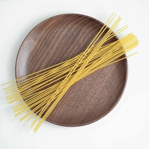 Kitchen Luxury Wood Round Walnut Wooden Dinner Plate for Serving - Product Image 6