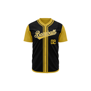 Latest 2026 Men's Button Down Full Sublimation Custom <b>Baseball</b> Jersey - Product Image 1