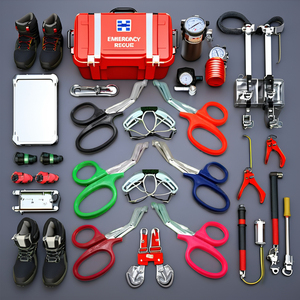 Industrial Trauma Shears Multi-Purpose Bandage Scissors Serrated Edge Stainless Steel Blade Plastic Handles 3-Year - Product Image 3