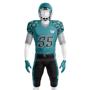 Uniforme de football américain personnalisable, léger, à manches courtes, pour les entraînements des joueurs, vêtements de sport pour hommes - Product Image 4