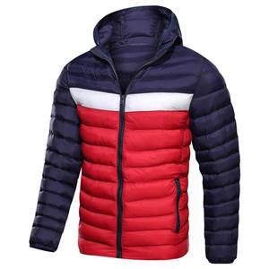 <b>Men</b> Premium Hooded Bubble <b>Jacket</b> Waterproof <b>Warm</b> Quilted Lightweight Full Zip Winter Casual Regular Fit Outdoor Outerwear 100% - Product Image 2