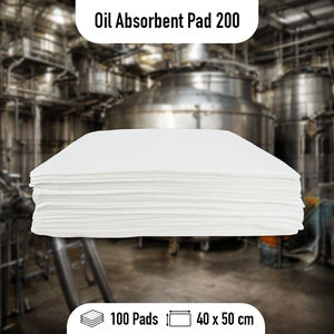 Almohadilla Absorbente de Aceite 160 GSM 40x50cm, Almohadillas Absorbentes de Derrames de Aceite Meltblown para Control de Derrames Industriales en Fábricas, Almacenes e Industria - Product Image 2
