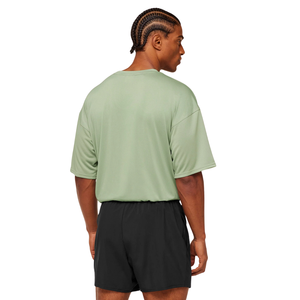 Camiseta Deportiva Extra Grande para Hombre, Transpirable, de Alto Rendimiento, Holgada, para Entrenamiento, Color Verde Niebla - Product Image 2