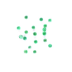 Émeraudes zambiennes naturelles, rondes calibrées de 2 mm, cabochons naturels en émeraude pour la création de bijoux, prêts à l'emploi - Product Image 2