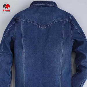 Veste en jean personnalisée Ryan Pro Gear pour hommes avec logo personnalisé, design ODM - Product Image 2