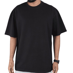 Plus Size Men's White Casual Short Sleeve O-Neck Cotton Jersey T-Shirt <b>Blank</b> Solid Design - Product Image 3