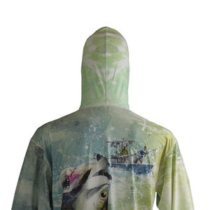 Durable Quick Dry Unisex Fishing <b>Hoodies</b> <b>Lightweight</b> Breathable Fishing <b>Hoodies</b> For Men In Wholesale - Product Image 4