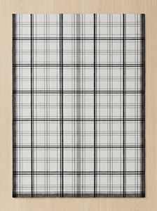 Tapis en coton de qualité supérieure, vente en gros d'usine |   Tapis moderne en tissu plat à carreaux noir et blanc pour les espaces intérieurs minimalistes - Product Image 3