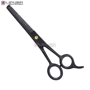 Buy 4Cr13 Stainless Steel <b>Left</b>-<b>Handed</b> Adjustable Screw Razor Sharp Blades Professional Hair Thinning <b>Scissors</b> Plastic/Rubber - Product Image 6