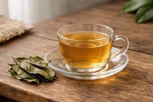 Dried Soursop Leaves Fermented Broken <b>Tea</b> Brew with Hot Water Organic Health <b>Tea</b> Non Sugar 50gr <b>Box</b> Packaging EXPAD CO Grade a - Product Image 5