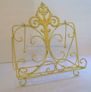 Support de livre de cuisine en métal avec pieds en caoutchouc antidérapant, protégeant la surface et assurant la stabilité du livre de cuisine tout au long du processus - Product Image 2