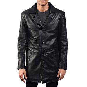 Manteau long pour homme, couleur noire, vêtements d'hiver de qualité supérieure, élégant, chaud, manteau élégant et tendance, design durable de haute qualité - Product Image 2