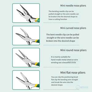 INTENSE SURGICAL INSTRUMENTS 5 Inch Stainless Steel Needle Nose <b>Small</b> Side Cutting Pliers Jewelry Making Hand <b>Tool</b> - Product Image 4