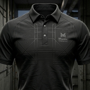 เสื้อโปโลแขนยาวผู้ชาย ผ้าฝ้าย 100% เป็นมิตรกับสิ่งแวดล้อม ลายเรียบ ระบายอากาศได้ดี กันยับ รับสกรีนโลโก้ แบบแขนสั้น - Product Image 4