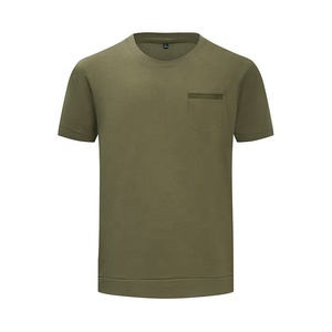 Camiseta 100% de algodón de manga corta con cuello redondo para hombre, camiseta de verano informal de alta calidad con estampado personalizado, transpirable y cómoda - Product Image 2