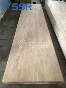 Panneau en bois de caoutchouc de qualité export, assemblé par joint de doigt, pour projets d'escaliers et de meubles - Product Image 6