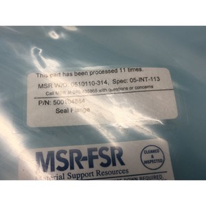 Brida de Sellado MSR 500104884, BTBAS, 4QDK220545, 164109 - Equipo y Piezas de Semiconductores de Confianza de Global Legacy - Product Image 4