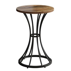 Tavolo da Bar Rotondo per Caffè, Cocktail e Aperitivi - Product Image 6