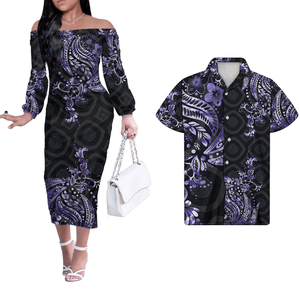 Diseño Popular, Nuevas Llegadas, Ropa de Pareja, 2 Piezas, Camisas Estampadas de Manga Larga, Vestidos Casuales - Product Image 5