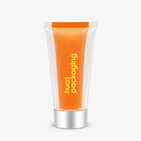 Tube cosmétique personnalisé D50 150 ml, emballage en tube compressible, crème pour le corps 2 en 1, tube à double compartiment avec bouchon à vis
