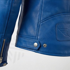 Blouson de moto en cuir de vachette premium, équipement de protection pour motard, vêtement de tourisme, vêtement de sécurité, couleur personnalisable - Product Image 5