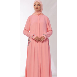 New Designer Made Latest Edition Abaya With Side <b>Pocket</b> Style Traditional Muslim Women Clothing Embroidered Abayas In Low MOQ - Product Image 1