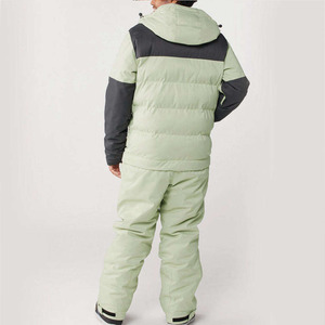 Custom men's One Piece Ski Suit <b>Waterproof</b> Insulated Hooded Snowboard <b>Snowsuit</b> Winter Jumpsuit - Product Image 3