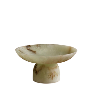 Cuenco de Resina Verde Ecológico con Bordes Festoneados, Centro de Mesa Decorativo Moderno para el Hogar y Regalo de Boda de Lujo - Product Image 6
