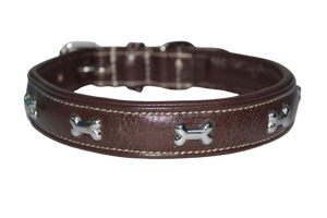 ปลอกคอสุนัขหนังแท้คุณภาพพรีเมียม ดีไซน์หรูหรา ทำมือ ผลิตโดย Divine International - Product Image 2